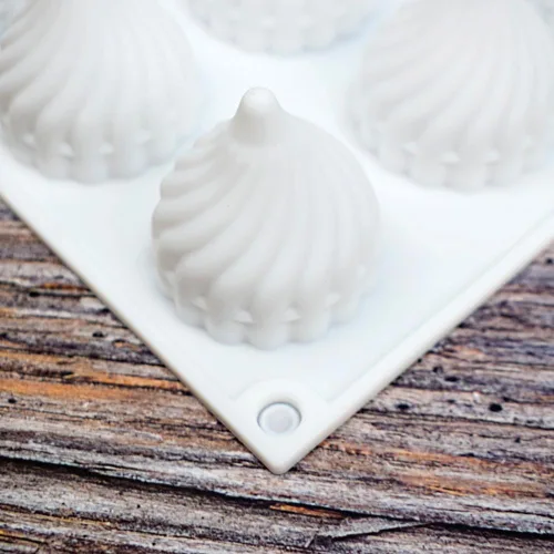Miniatura 8 de Molde de silicona para pastel de cebolla y torbellino de cono para chocolate, mousse, pudín, postre, pan, utensilios para hornear decoración