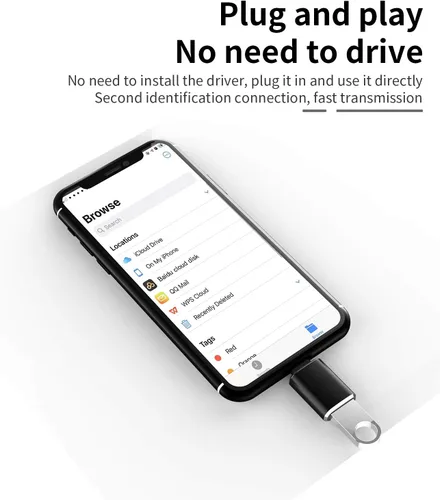 Miniatura 7 de Cable Lightning macho a USB 3.0 hembra OTG para iPhone 12 11 Xr X XS 8 7 Plus Max compatible con iPad Air Pro Mini, compatible con lector de Paquete