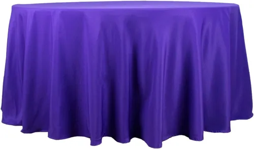 Miniatura 6 de Balsa Circle Manteles redondos color beige de 120 pulgadas de tela de alta calidad, manteles de tela para bodas, fiestas, recepción, banquetes