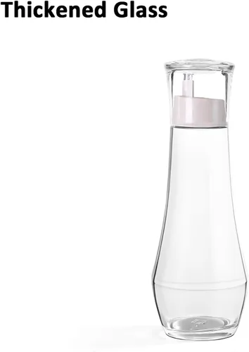 Miniatura 3 de Dispensador de enjuague bucal para baño, dispensadores de enjuague bucal de vidrio con taza, contenedor de enjuague bucal para adultos/niños, 8.8 2