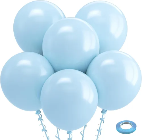Miniatura 122 de Bezente - Globos de 12 pulgadas de látex con confeti para bodas, graduaciones, despedidas de soltera y cumpleaños, aptos para helio, dorado, 60