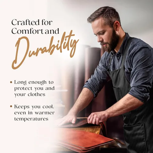 Miniatura 7 de Waterproof Apron for Adults – Adjustable Fit with Deep Pockets, Stylish Cooking & Baking Apron for Women & Men