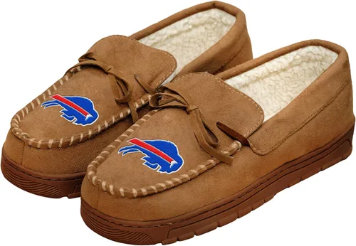 Miniatura 37 de FOCO Mens NFL Team Logo Moccasin Slippers Beige