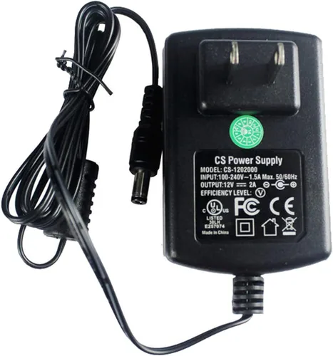 Miniatura 9 de Adaptador de fuente de alimentación de 12V 2A CA 100-240V a CC 12V, enchufe de 0.217 in x 0.083 in, fuente de alimentación para cámara IP, DVR, NVR