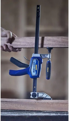 Miniatura 8 de IRWIN Abrazaderas QUICK-GRIP para carpintería Abrazadera híbrida de servicio medio, 12 pulgadas (IRHT83500)
