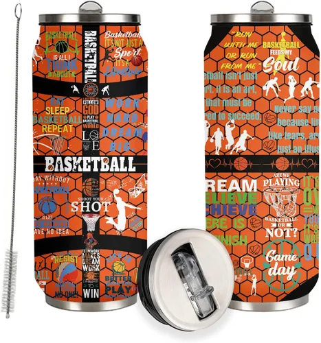 Miniatura 14 de Taza de viaje de fútbol con tapa, regalos para amantes del fútbol, vaso de acero inoxidable al vacío, taza de café, regalos para mujeres y hombres