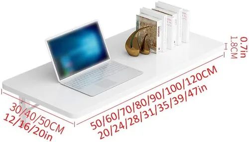 Miniatura 2 de Mesa plegable resistente montada en la pared, escritorio para niños, escritorio de computadora, mesa de comedor, mesas de bar, estantería, banco