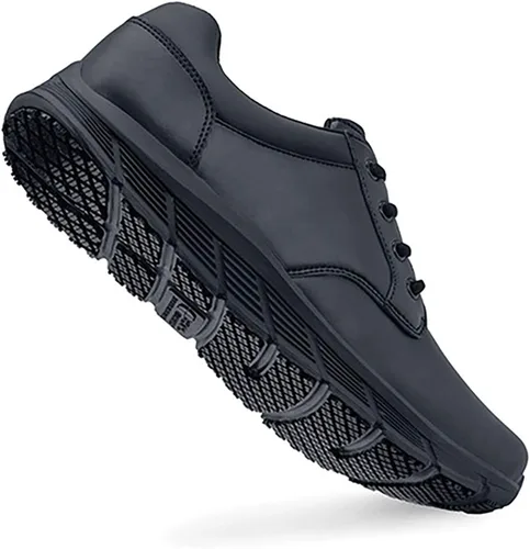 Miniatura 8 de Shoes for Crews Saloon II - Zapatos de trabajo antideslizantes para hombre, resistentes al agua, color negro