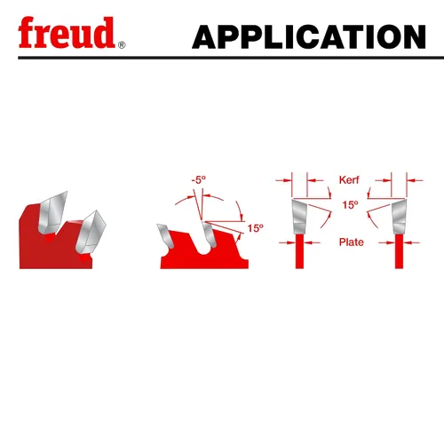 Miniatura 7 de Freud, LU91M008, repuesto de hoja de sierra de inglete industrial de 8 1/2 pulgadas y 48 dientes.