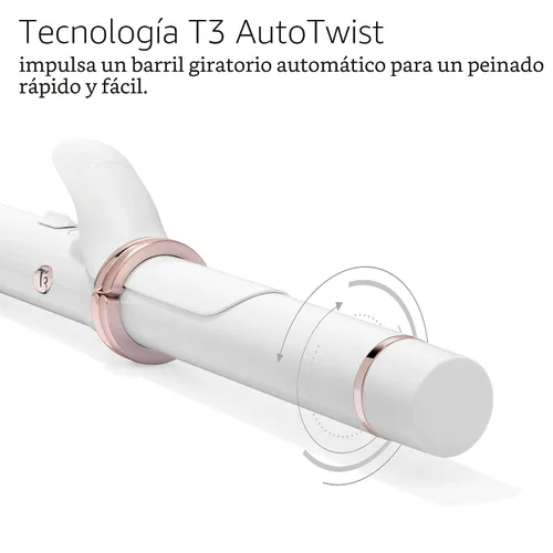 Miniatura 2 de T3 CurlWrap Automatic Rotating Curling Iron with Longer Barrel, 2 Timer Settings, 9 Heat Settings, Auto-Rotating Ceramic Barrel and Ion Generator