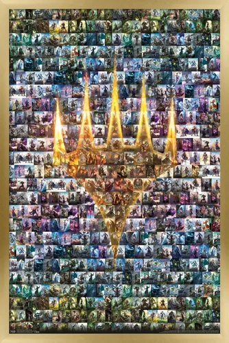 Miniatura 17 de Trends International Magic: The Gathering - Póster de collage de pared, 14.725 x 22.375 pulgadas, versión enmarcada de madera de granero