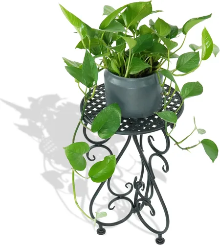 Miniatura 2 de NAKUPE Soporte de metal para plantas, soporte resistente para macetas de 17 pulgadas de alto, soporte individual para interior, exterior, jardín