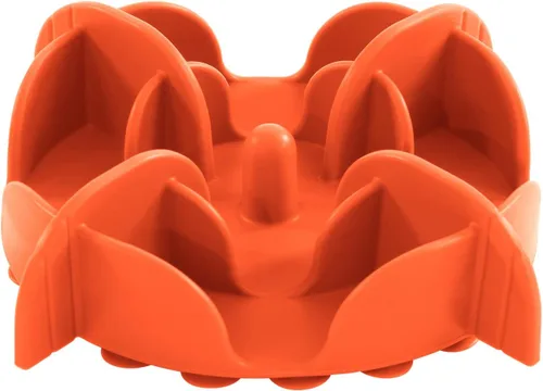 Miniatura 12 de Jaoul Inserto de alimentación lenta para perros pequeños, accesorio de alimentador de mascotas de silicona con divisores y ventosas, apto para Gris