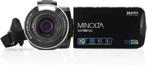 Miniatura 4 de Minolta Videocámara: video Full HD de 1080p, fotos de 24MP, zoom óptico de 10x, zoom digital de 36x, estabilización óptica, pantalla táctil de 3