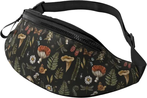 Miniatura 26 de Cangurera de camuflaje con diseño de bandera estadounidense de camuflaje para hombres y mujeres, correa ajustable para viajes, senderismo, ciclismo