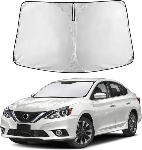 Miniatura 19 de EcoNour Parasol para parabrisas compatible con Hyundai Tucson 2016-2019 2020 2021, visera solar para parabrisas delantero y ventana, bloqueador