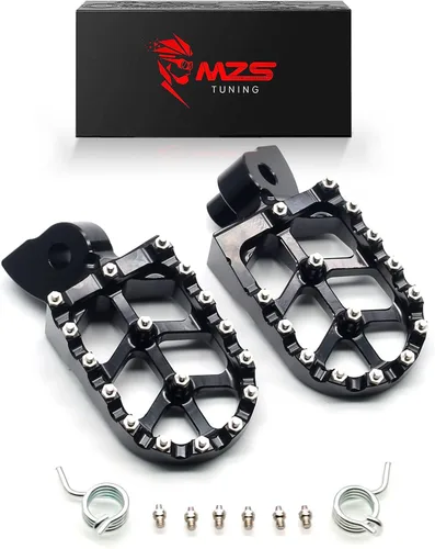 Miniatura 23 de MZS Estriberas eléctricas para motocross compatibles con X3 XXX MX3 MX4 MX5, estriberas Ebike MX más anchas reposapiés resto pedal CNC aluminio negro
