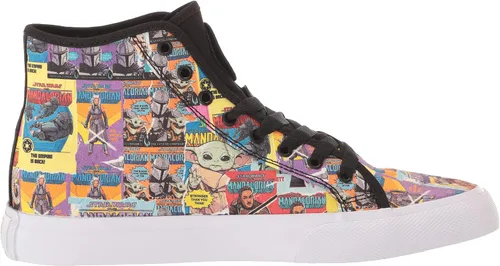 Miniatura 6 de DC X Star Wars The Mandalorian - Tenis de patinaje para hombre, Negro Multi (Manual Hi)