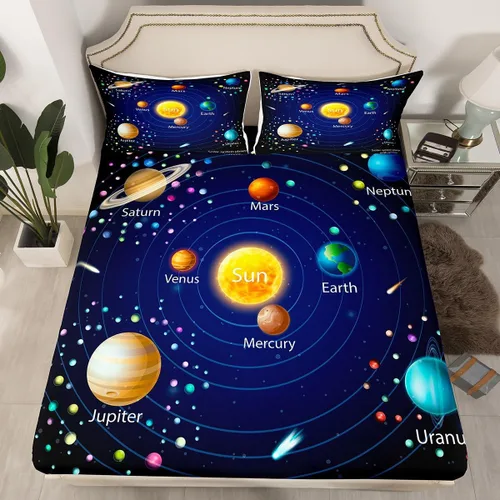 Miniatura 12 de Erosebridal Sábana bajera ajustable con la bandera estadounidense, sábanas de fútbol para niños, juego de ropa de cama de fútbol individual, juego