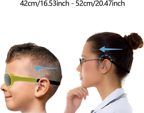 Miniatura 4 de Joyzan Correa para lentes, retenedores de lentes de sol deportivos de neopreno flotante, soporte antideslizante de silicona para gafas, cordón