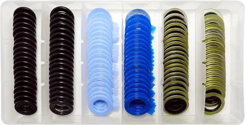 Juego surtido de 120 juntas de tapón de drenaje de aceite de 6 tamaños, compatible con M12 M14 para FORD, reemplaza 097-119, 097-139, 097-116,