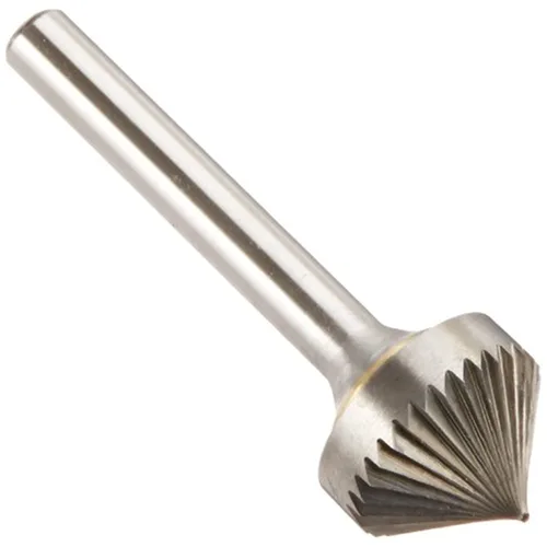 Miniatura 104 de Drill America SA-1 Rebaba de carburo/lima giratoria cilíndrica de doble corte para amoladora de troquel de 1/4" de diámetro x 5/8" de longitud