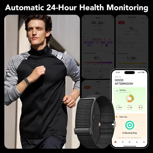 Miniatura 2 de Rastreador de actividad de salud, pulsera inteligente portátil 2025, más de 120 modos deportivos, banda inteligente, monitor de frecuencia cardíaca