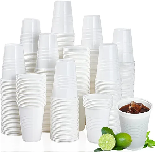 Miniatura 8 de Lilymicky Paquete de 500 vasos de plástico desechables de 3 onzas, vasos de baño de plástico de 3 onzas, pequeños chupitos de fiesta de gelatina