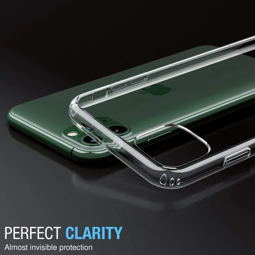 Miniatura 5 de Funda para iPhone 11 Pro Max con 2 protectores de pantalla de vidrio [protección completa] - Transparente