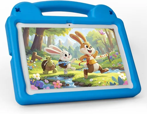 Miniatura 13 de Tabletas Android 15 – Tableta para niños de 10 pulgadas con funda, Octa-Core, 8 GB+64 GB de almacenamiento (expandible a 1 TB), cámara dual, S1-Rojo