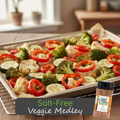 Miniatura 4 de FreshJax - Mezclas gourmet de especias orgánicas Zero-sodium smoky dry rub for chicken, burgers, and vegetables to easily add a bold, fiery flavor
