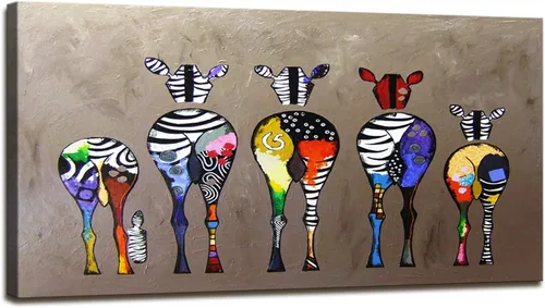 Miniatura 6 de Lienzo de pintura de arte abstracto para colgar en la pared, ideal para la decoración del hogar, de habitaciones, salas, baños y más
