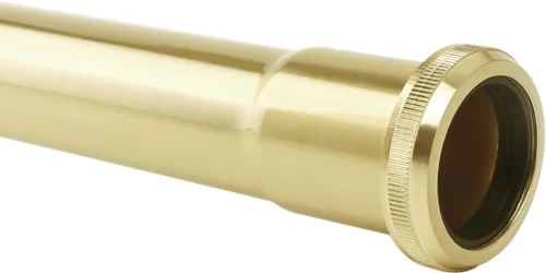 Miniatura 7 de Tubo de extensión de junta deslizante de latón, 1-1/4 pulgadas de diámetro exterior (1.260 in) x 12 pulgadas, tubo de extensión de trampa en P