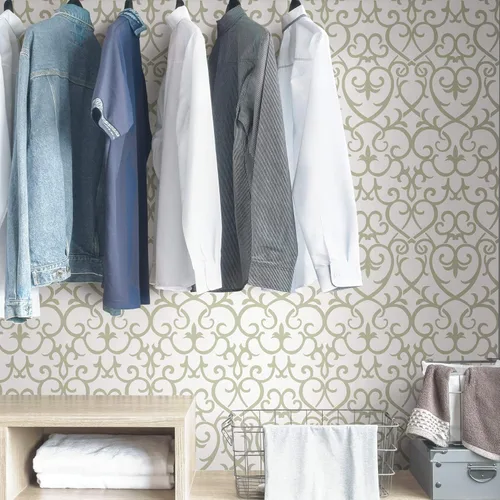 Miniatura 4 de Scott Living Rhapsody - Papel tapiz autoadhesivo, color gris