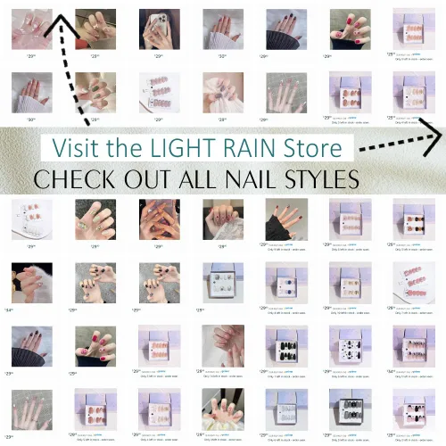 Miniatura 4 de LIGHT RAIN - Uñas a presión de longitud media, con diseño de galaxia Andromeda, uñas postizas de gel, reutilizables, de lujo, de siete capas