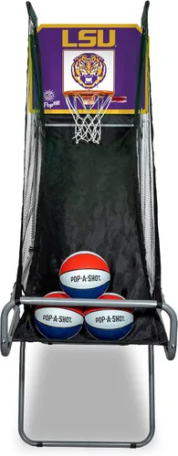 Miniatura 24 de Pop-A-Shot - Tailgate Game with NCAA Graphics l Arcade Basketball Inside, Out, and On The Go Infrared Sensor Scoring 3 Balls Foldable