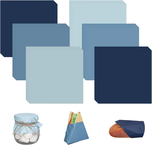 Whaline 240 hojas de papel encerado azul polvoriento, papel de delicatessen azul sólido, 3 colores, envoltura de sándwich, cesta de pañuelos para
