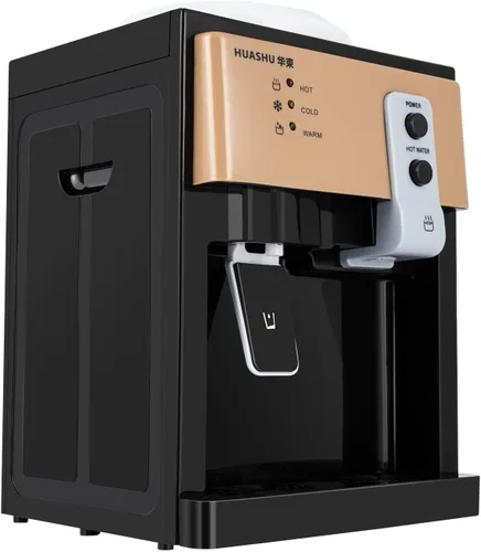 Miniatura 10 de Dispensador de enfriador de agua caliente y fría para botella de 5 galones, dispensador de enfriador de agua de carga superior con 3 ajustes