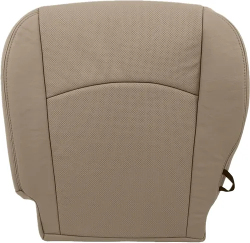 Miniatura 8 de SecosAutoparts Funda de asiento perforada de reemplazo para lado del conductor, parte inferior, de cuero negro, compatible con Dodge Ram 2500 3500