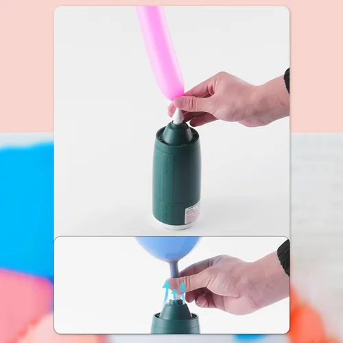 Miniatura 5 de Bombas de globo eléctricas, inflador de aire, inflador de globo eléctrico conveniente para configuraciones de fiesta fácilmente