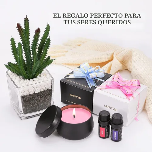 Miniatura 5 de SAEUYVB Kit de fabricación de velas para adultos con placa caliente, suministros de fabricación de velas de soja para principiantes, perfecto como