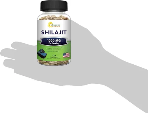 Miniatura 9 de aSquared Nutrition Shilajit 1000mg - 120 cápsulas - Suplemento de extracto puro de shilajit y píldoras complejas en polvo - Ácido húmico natural