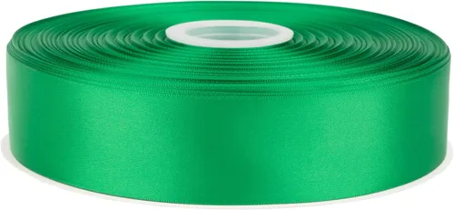 Miniatura 88 de Cinta de satén de doble cara de 1-1/2 pulgadas x 100 yardas, cinta de poliéster negra para envolver regalos, decoración de boda, arreglos florales