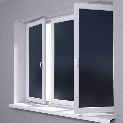 Película de vidrio esmerilado de color negro de 12 x 48 pulgadas (1 x 4 pies), película para ventana de hogar, dormitorio, baño, privacidad,