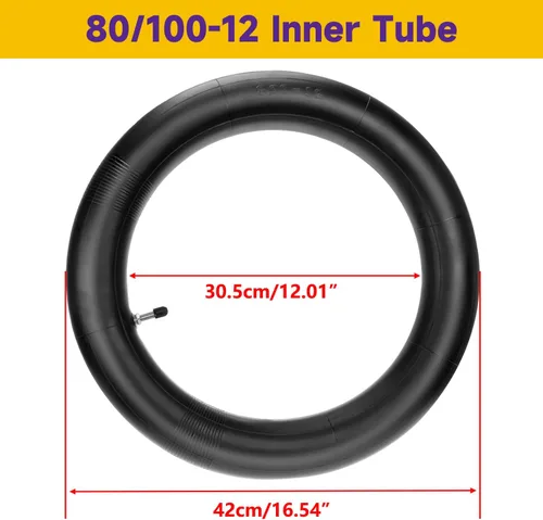 Miniatura 4 de HIAORS 3.00-12 80/100-12 Tubo interior de 12 pulgadas Válvula recta Innertube para 70cc 90cc 110cc 125cc CRF70 XR CRF 70 KLX 110 DRZ 110 TTR 90 Pit