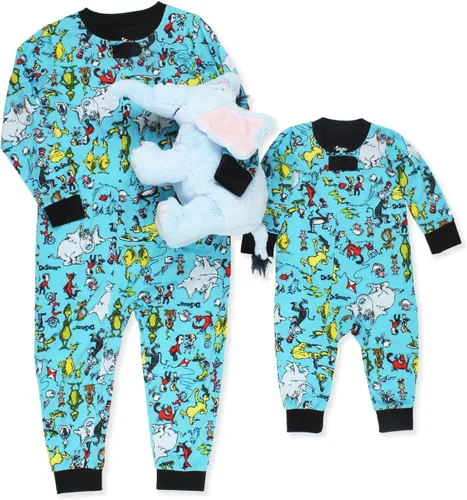 Miniatura 7 de Dr. Seuss Grinch Cat in The Hat - Pijama sin pies para niños pequeños