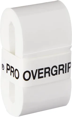 Miniatura 3 de WILSON Empuñadura Pro Over Grip para Raqueta de Tenis, Blanco, Paquete de 3
