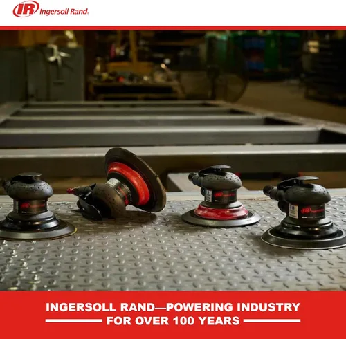 Miniatura 6 de Ingersoll Rand 4151 Lijadora de aire orbital aleatoria, órbita de 3/16 pulgadas, almohadilla de vinilo de 6 pulgadas, 12,000 RPM, 0.2 HP