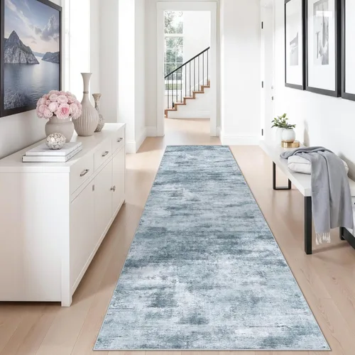 Miniatura 81 de Alfombra antideslizante lavable de 2 x 3 pies - Alfombra suave de pelo bajo para cocina, entrada y dormitorio - Tapete moderno para puerta