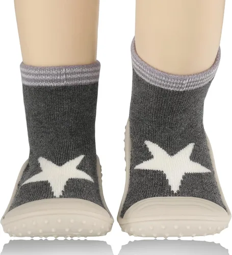 Zapatos de calcetín para bebés y niños, suela de goma antideslizante, ligeras, elásticas, para el primer paseo, para recién nacidos, zapatos de